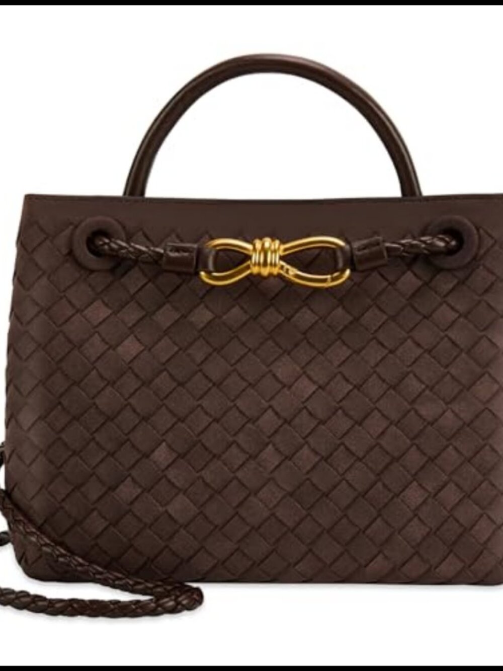Woven Tote Bag Leather Shoulder Handbag Designer Top Handle Purse